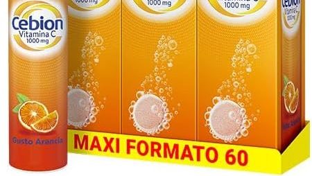 Cebion Vitamina C 1000 mg effervescente arancia (maxi formato 60) al minimo storico su Amazon fino al 22 ottobre